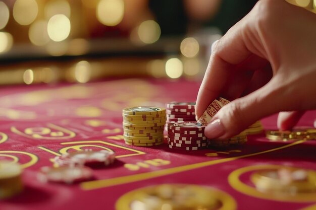 Roulette table layout and betting options Roulette wheel close-up showing numbered pockets and spinning motion
